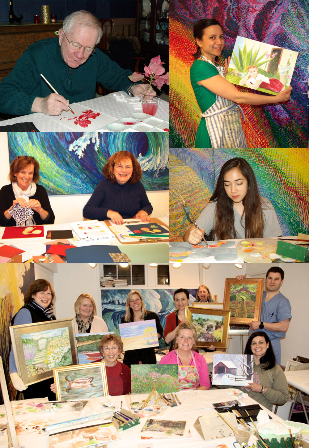 participants in art classes